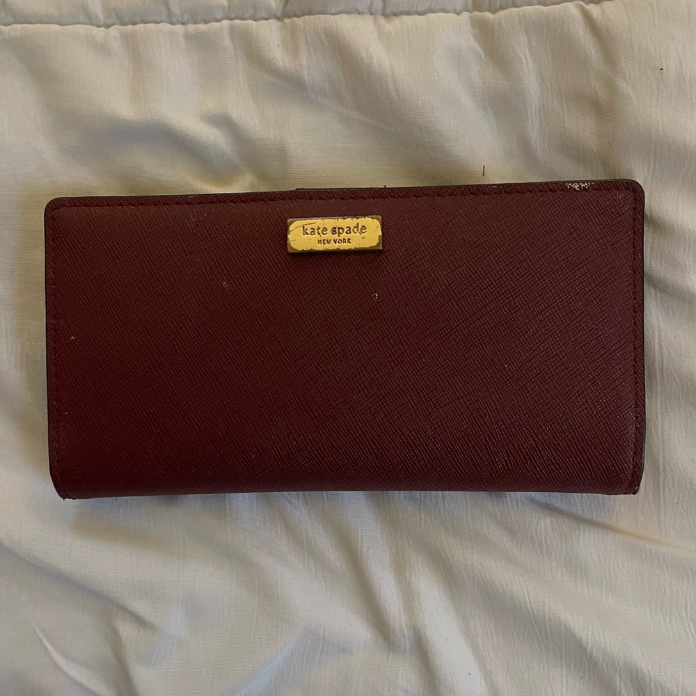 Kate Spade Burgundy Wallet